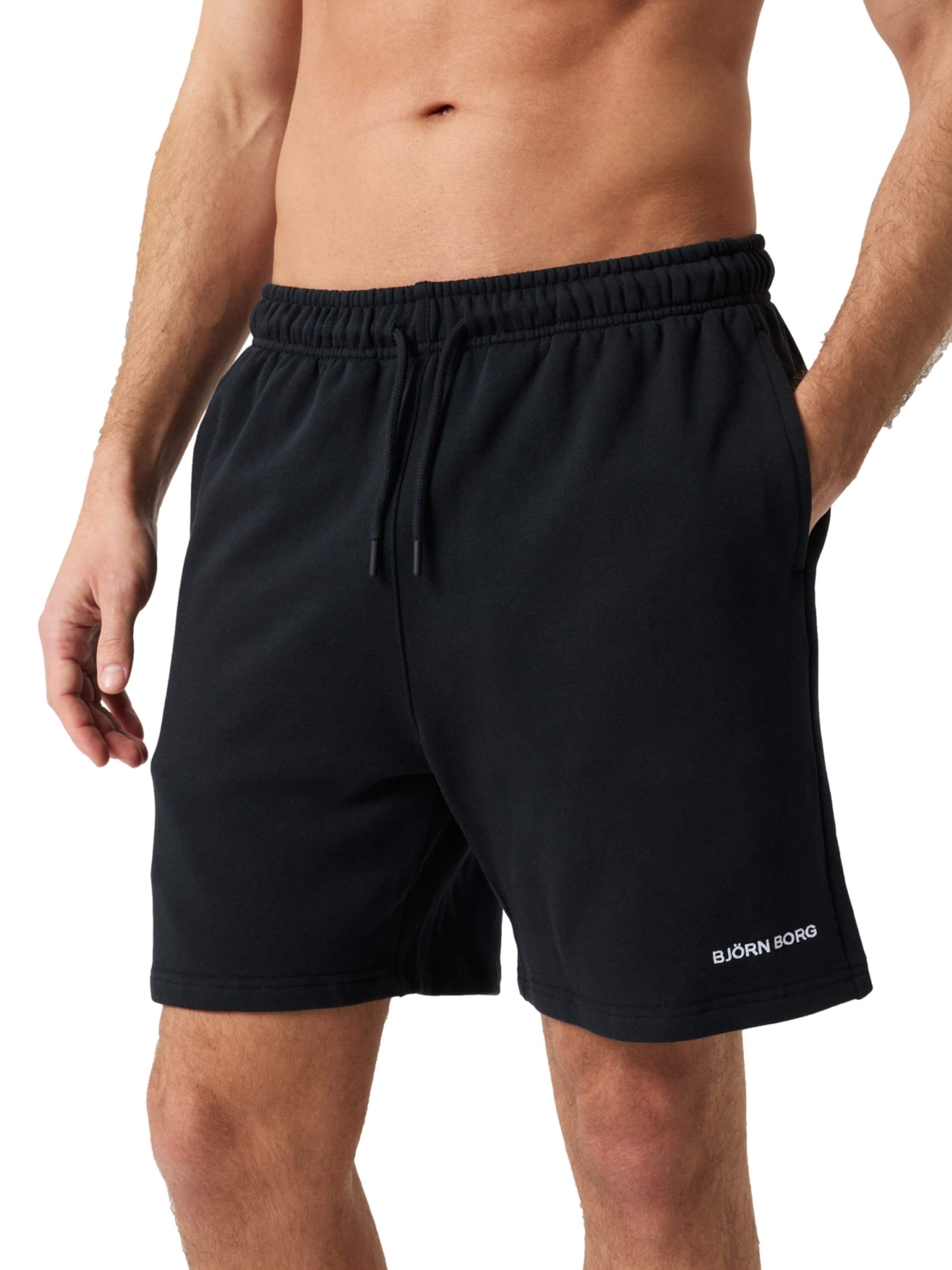 BJÖRN BORG regular Sportsbukser i sort: forside