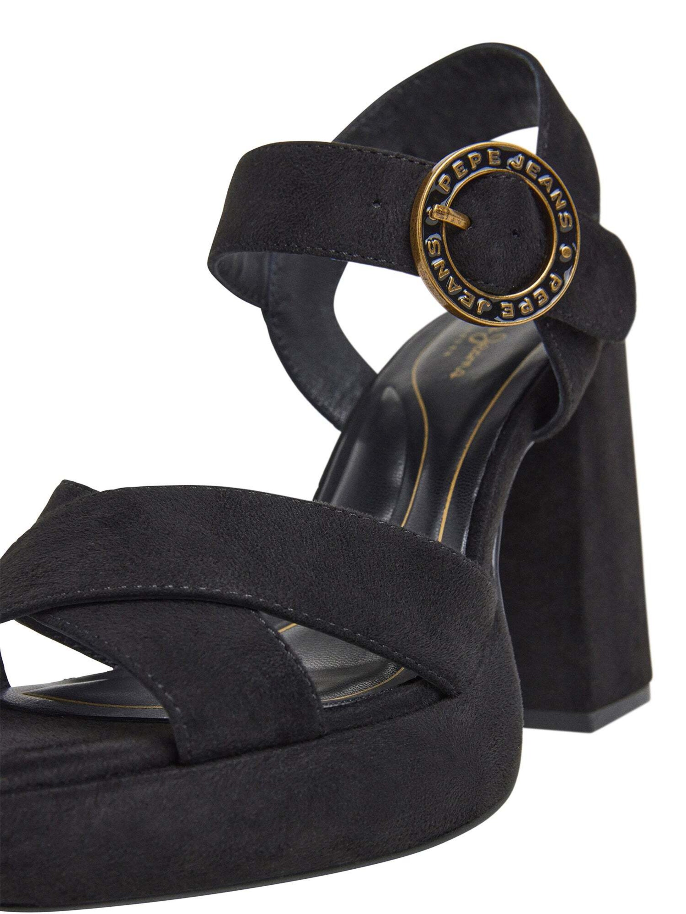 Pepe Jeans Sandale 'Lenny' in Schwarz