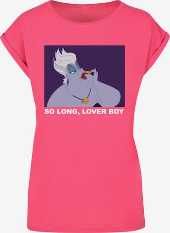 ABSOLUTE CULT T-Shirt 'Little Mermaid - Ursula So Long Lover Boy' in Pink: predná strana