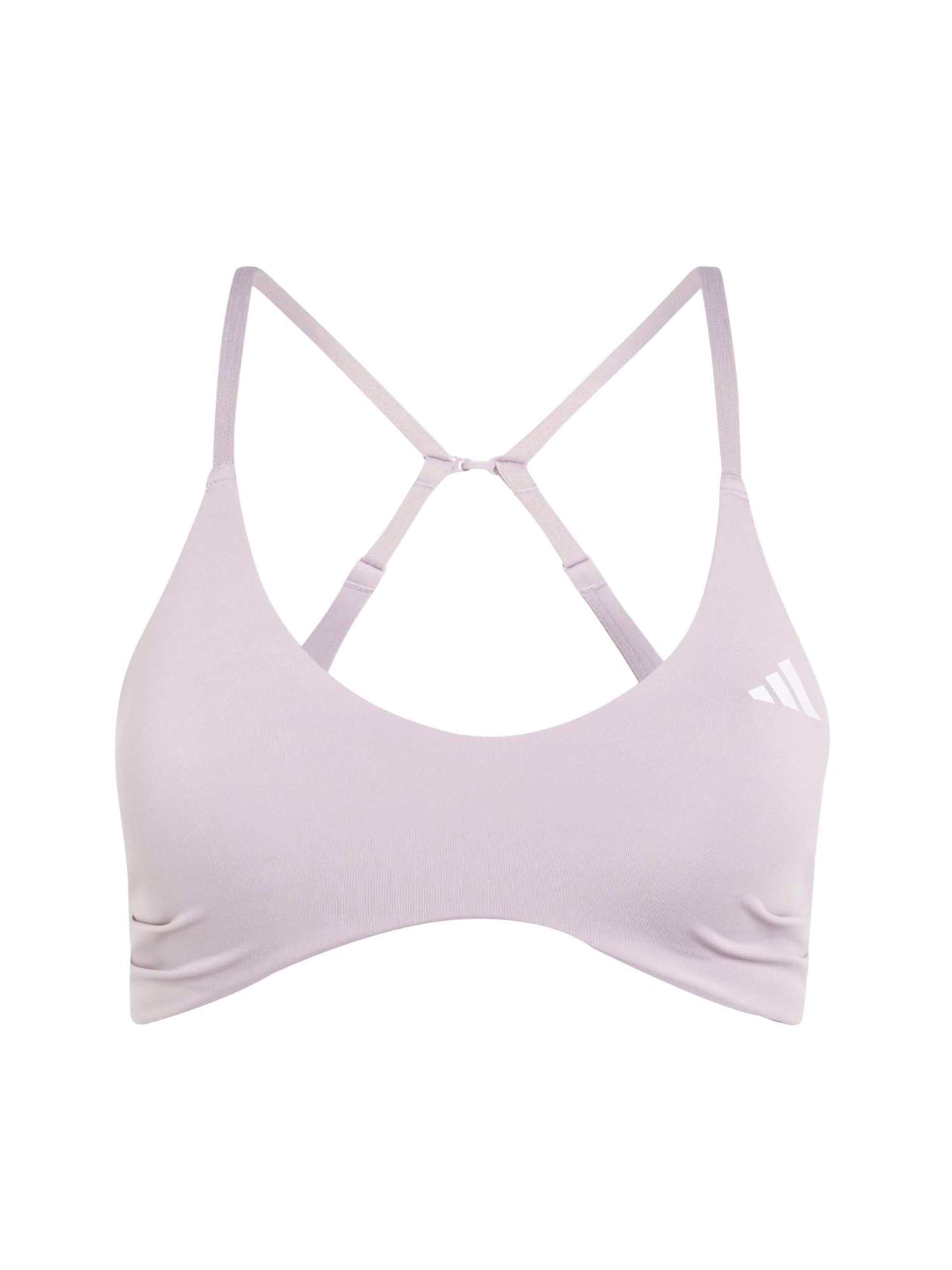 ADIDAS PERFORMANCEBustier Sportski grudnjak 'Optime Essentials' - ljubičasta boja: prednji dio