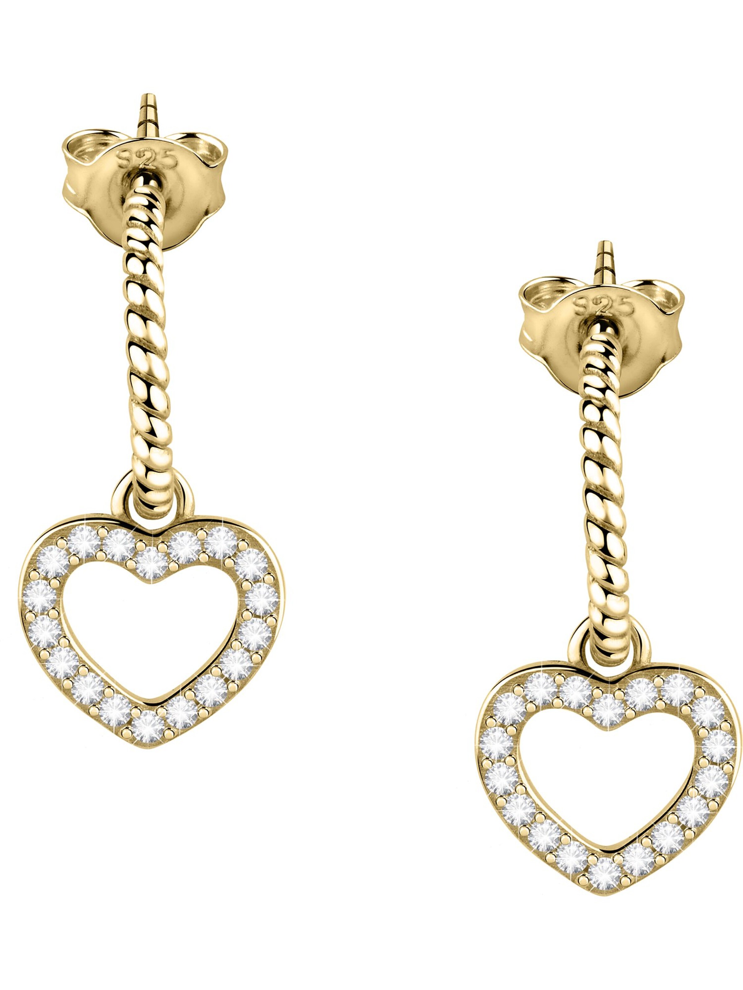 CHRIST Ohrringe in Gold