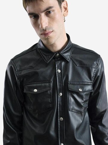 Giesto - Regular Fit Camisa em preto