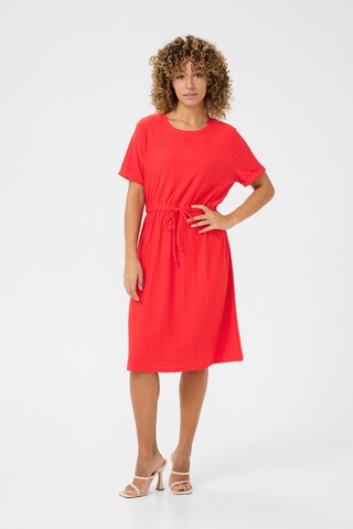 Robe 'Mianna' Cream en rouge