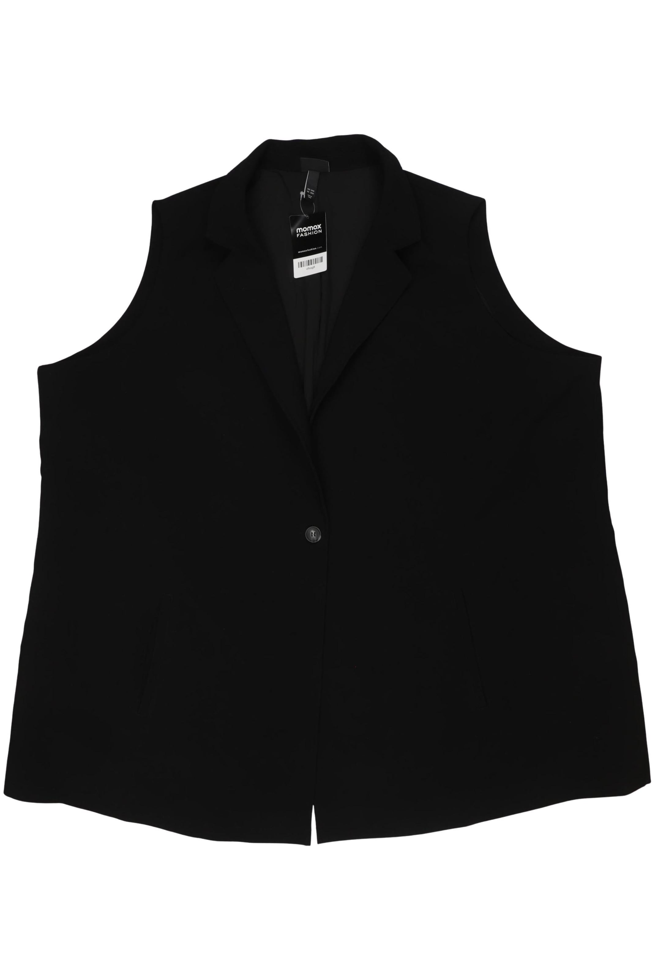 Ulla Popken Weste 9XL in Schwarz: Vorderseite