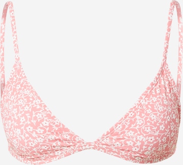 BILLABONG Triangle Bikini Top in Red: front