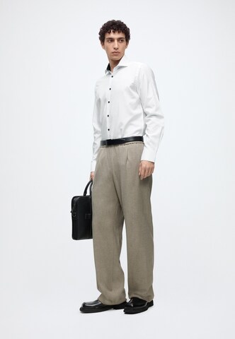 Bruun & Stengade Regular Fit Skjorte 'Andani' i hvid