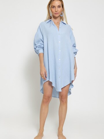 SASSYCLASSY Blouse 'lange Variante' in Blue