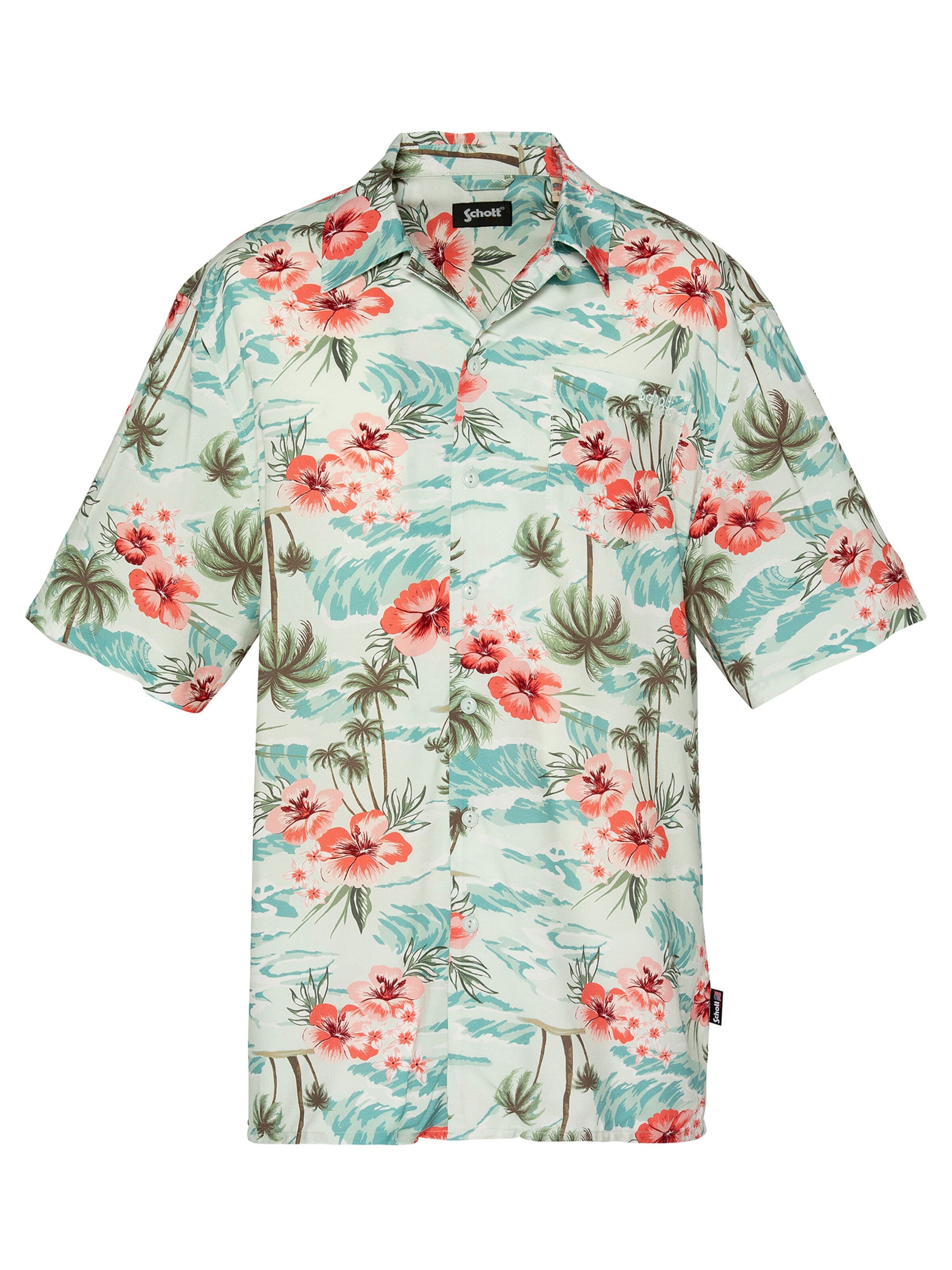 Schott NYC Regular Fit Hemd‌‌‌‌‌‌‌‌‌ in Blau