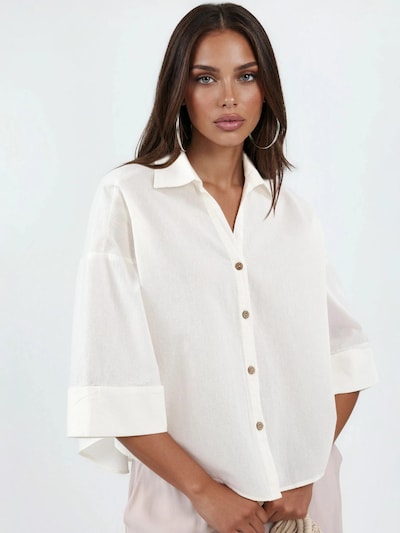 Qu Style Shirt in L in natural white, Item view