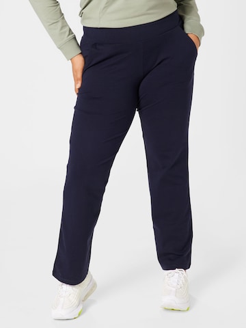 Regular Pantaloni de la Esprit Sport Curvy pe albastru: față