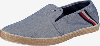 TOMMY HILFIGER Espadrilles en bleu marine / bleu-gris / rouge / blanc, Vue avec produit