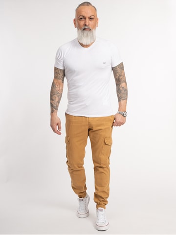 Rock Creek Tapered Cargo Pants in Brown