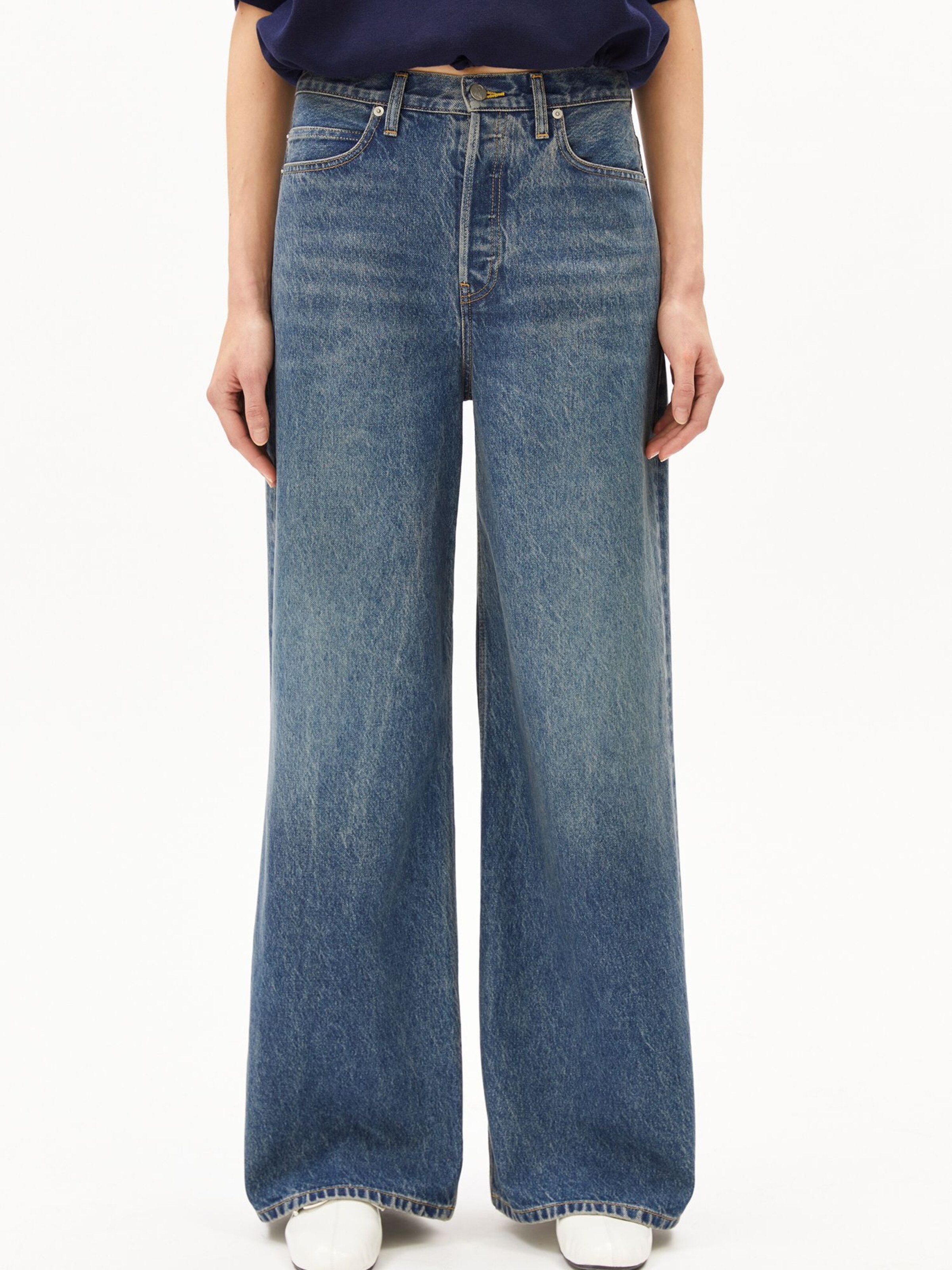 ARMEDANGELS Loosefit Jeans ATHENAAS in Blau