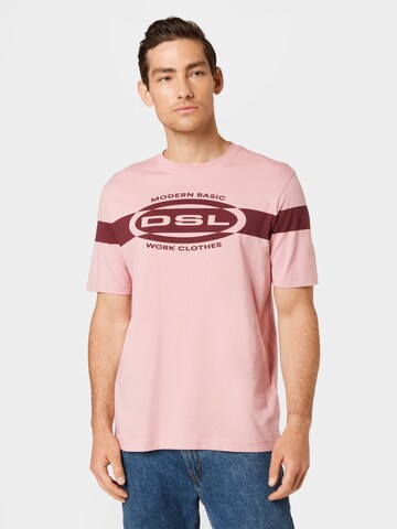 DIESEL - Camisa 'JUST' em rosa: frente