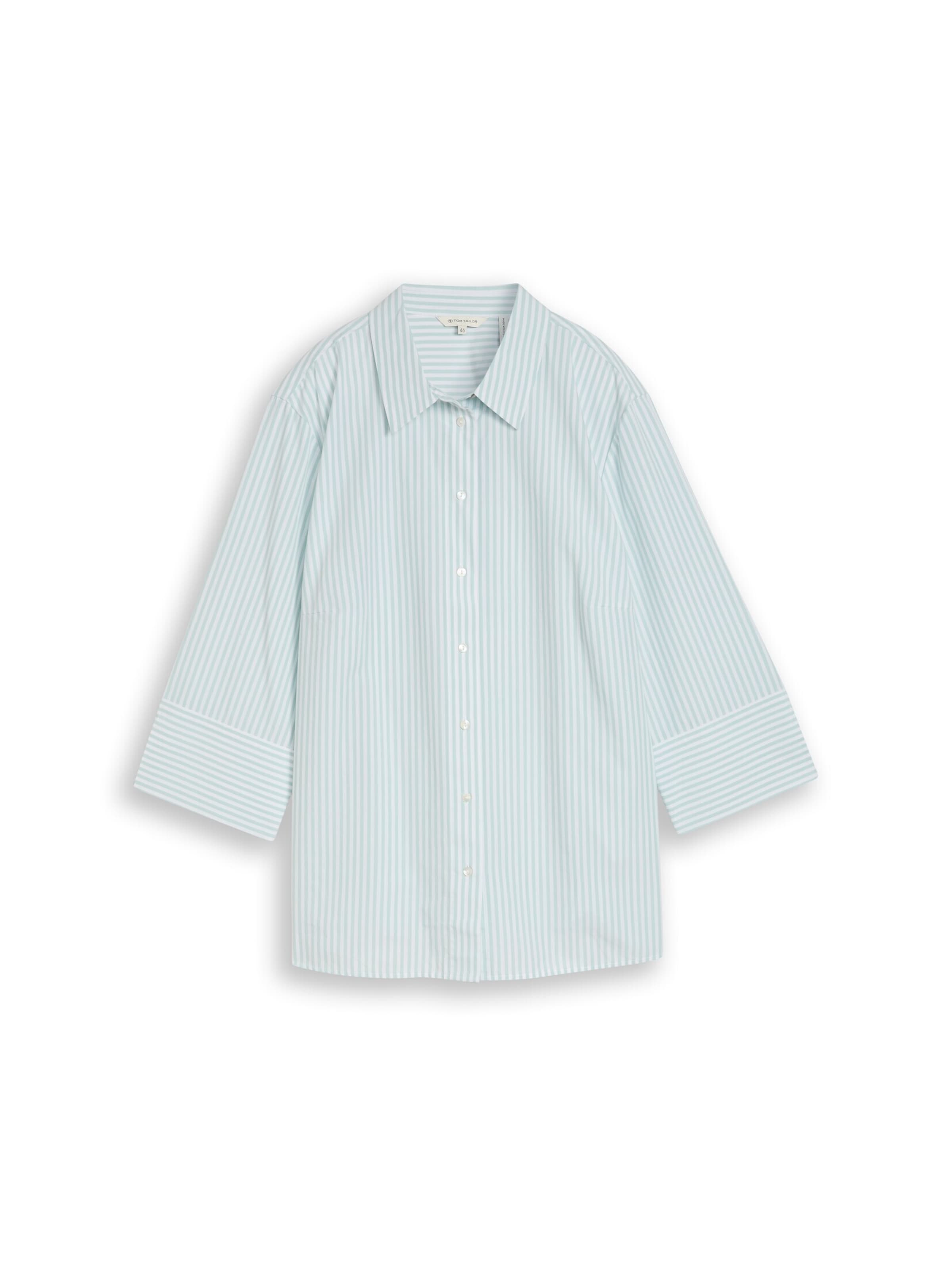 Tom Tailor Women + Blouse in Mint / Pastel green, Item view