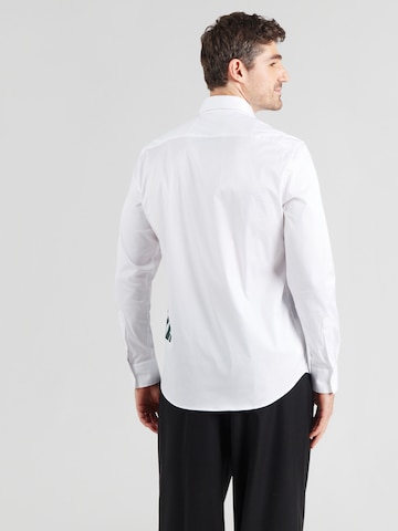 Karl Lagerfeld - Ajuste regular Camisa en blanco: atrás