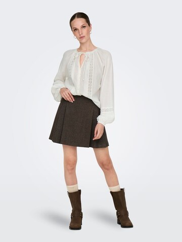 ONLY Bluse 'ONLPovla' in Weiß
