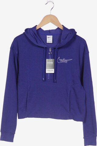 NIKE Sweatshirt & Zip-Up Hoodie in S in Purple: front