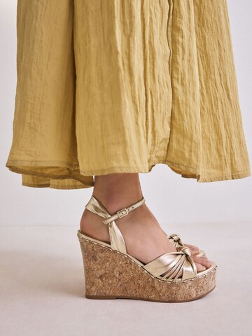 Sandales Next en or