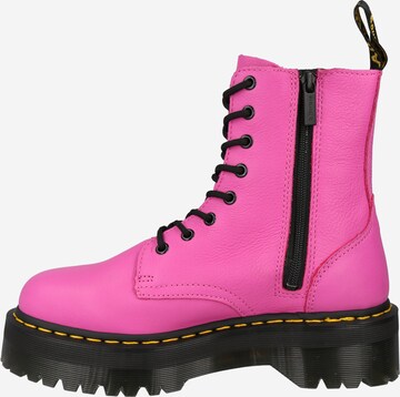 Dr. Martens Šnurovacie členkové čižmy 'Jadon' - ružová