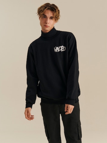 About You x Nils Kuesel Sweatshirt 'Enzo' in Black: front