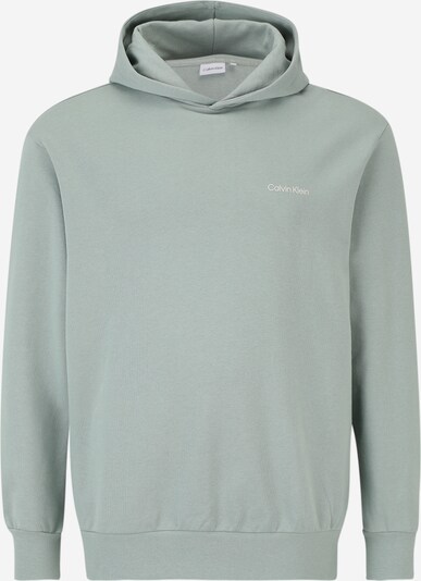 Calvin Klein Big & Tall Sweat-shirt en gris / blanc, Vue avec produit