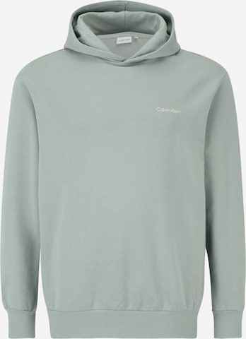 Calvin Klein Big & Tall Sweatshirt in Grey: front