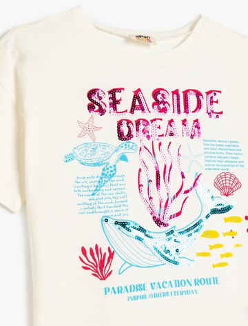 Koton T-Shirt in Weiß