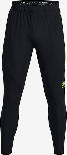 UNDER ARMOUR Workout Pants ' Challenger Pro ' in Neon green / Black, Item view