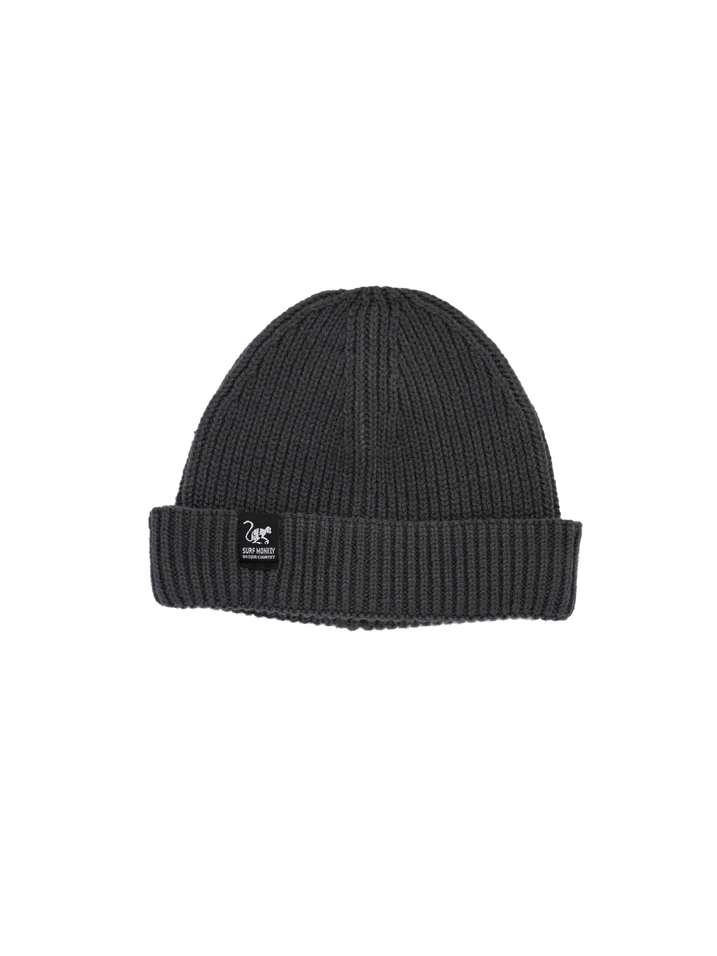 Bonnet Surf Monkey en gris : devant