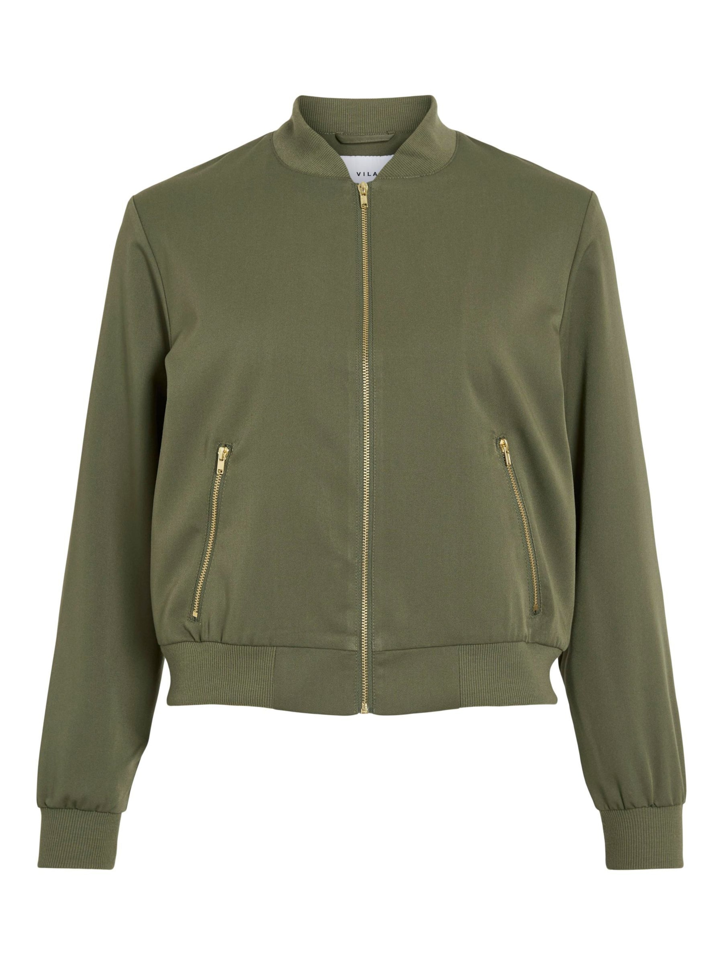 Vila Petite Overgangsjakke 'VIBubble' i oliven, Produktvisning