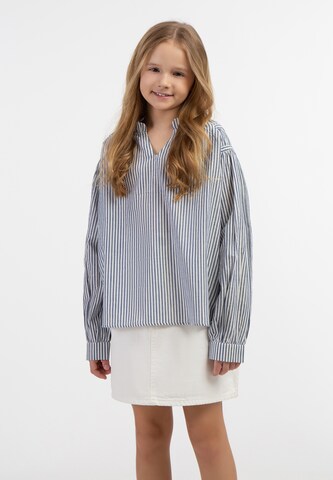 DREIMASTER Blouse in Blue: front