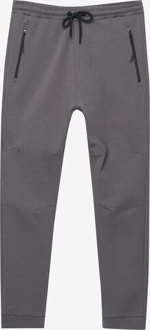 Pull&Bear Pants in Grey: front