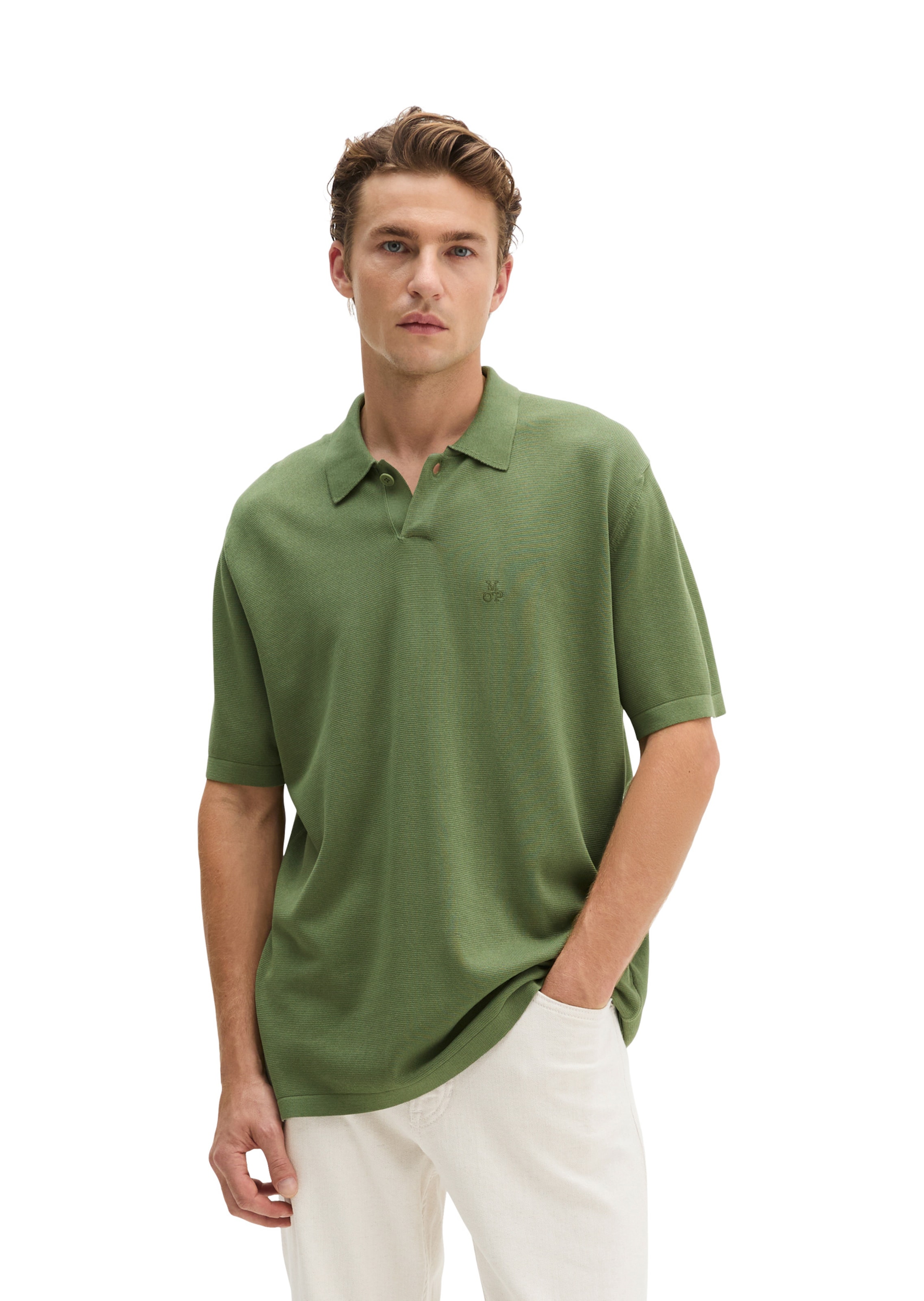 Marc O'Polo Shirt in Grün: Vorderseite