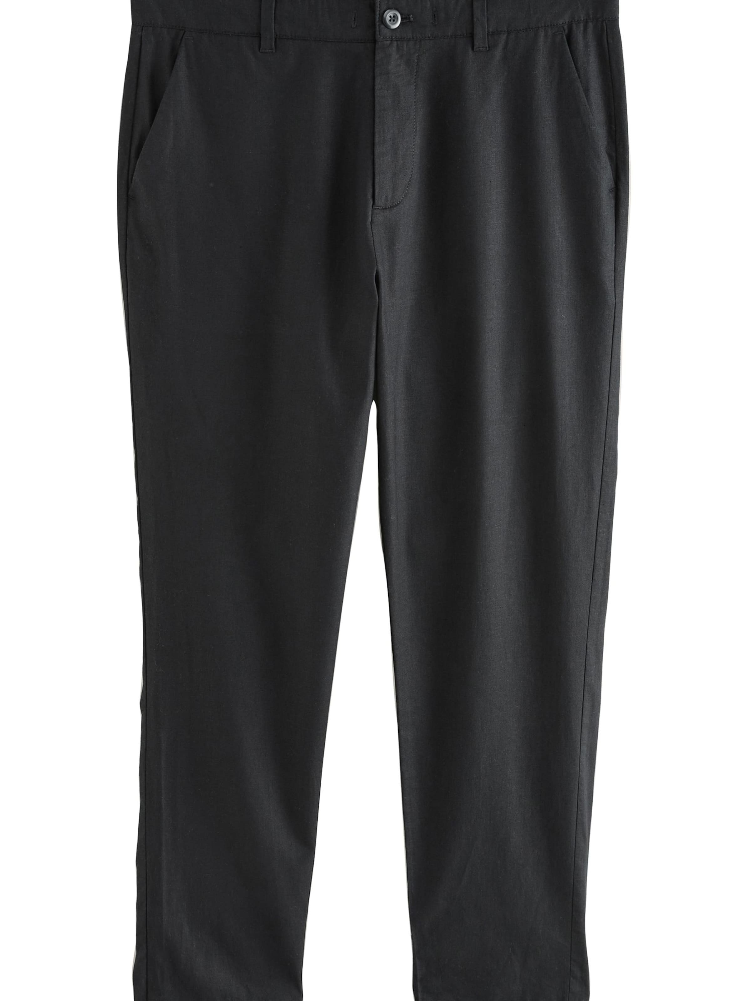 Regular Pantaloni eleganți de la Next pe negru: față