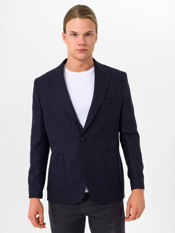 Daniel Hills Slim fit Colbert in Blauw: voorkant