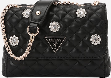juoda GUESS Rankinė su ilgu dirželiu 'EVERLEE MINI CNVRTBLE XBDY FLP': priekis