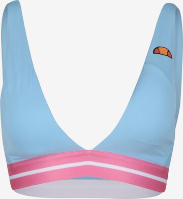 ELLESSE Triangle Bikini Top 'Badian' in Blue: front