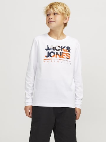 T-Shirt 'JJLuke' Jack & Jones Junior en bleu : devant