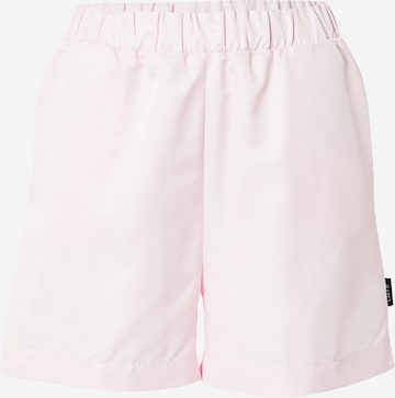 LMTD Regular Pants in Pink: front