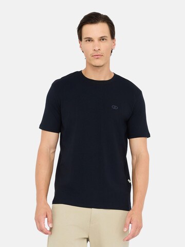 T-Shirt 'LIU JO UOMO T-SHIRT BASICCONTRA T-SHIRT' Liu Jo en bleu