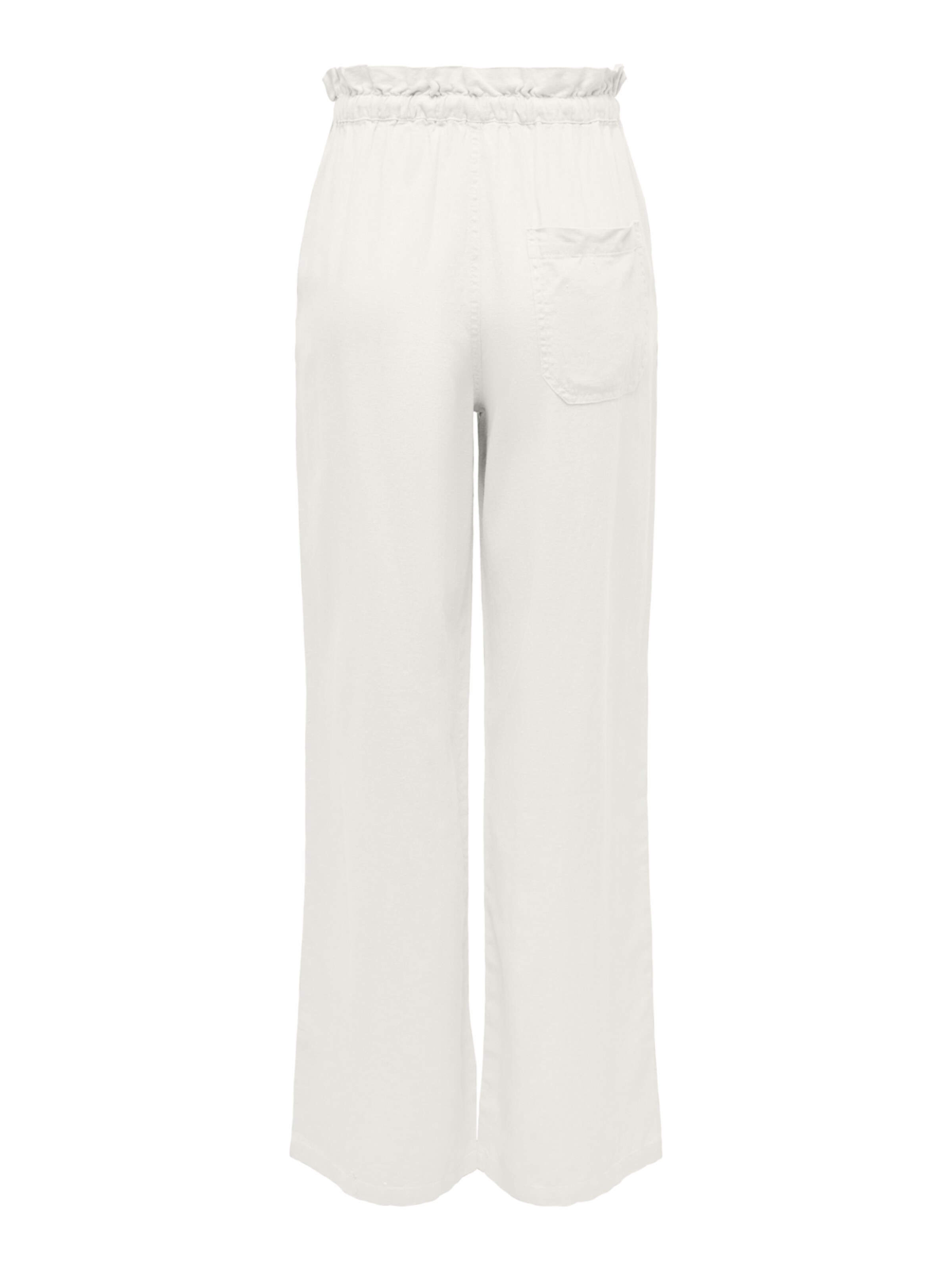 ONLY Szeroka nogawka Spodnie 'Caro' w kolorze biały