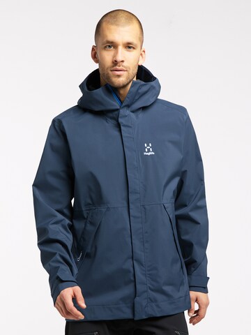 Haglöfs Outdoor jacket 'Tjärn' in Blue: front