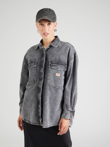 AMERICAN VINTAGE Bluza 'JAZY' | siva barva: sprednja stran