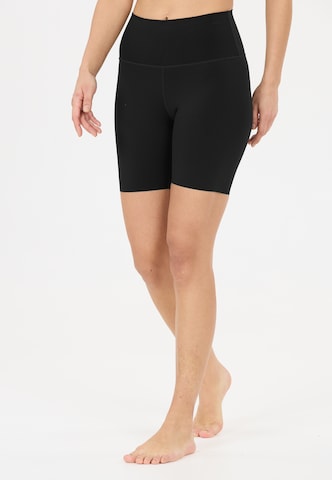 Athlecia Skinny Sports trousers 'Franz V3' in Black: front