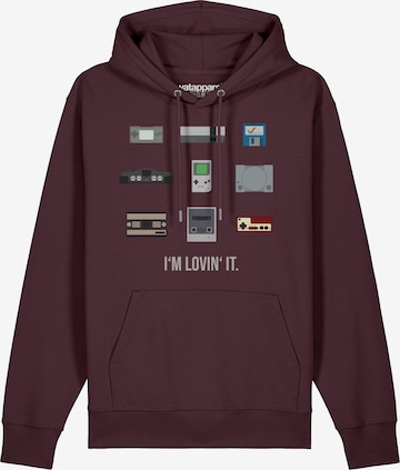 Watapparel Sweatshirt 'Videogames' in Red: front