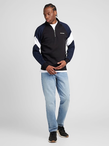 JACK & JONES Sweatshirt 'PARKER' in Zwart