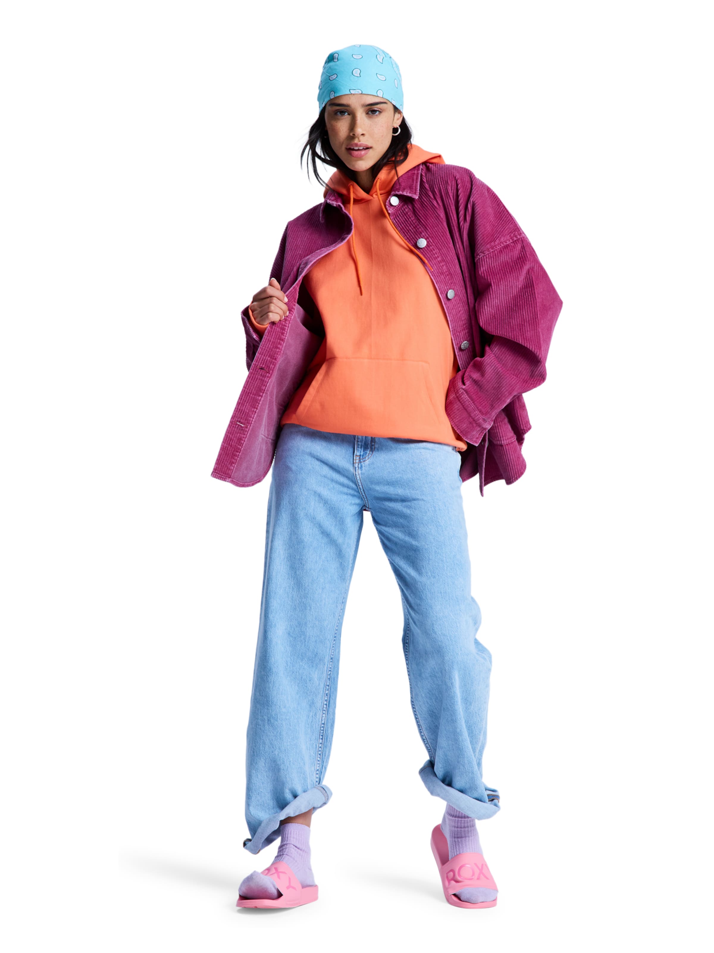 ROXY Jacke 'Kick Back' in Pink