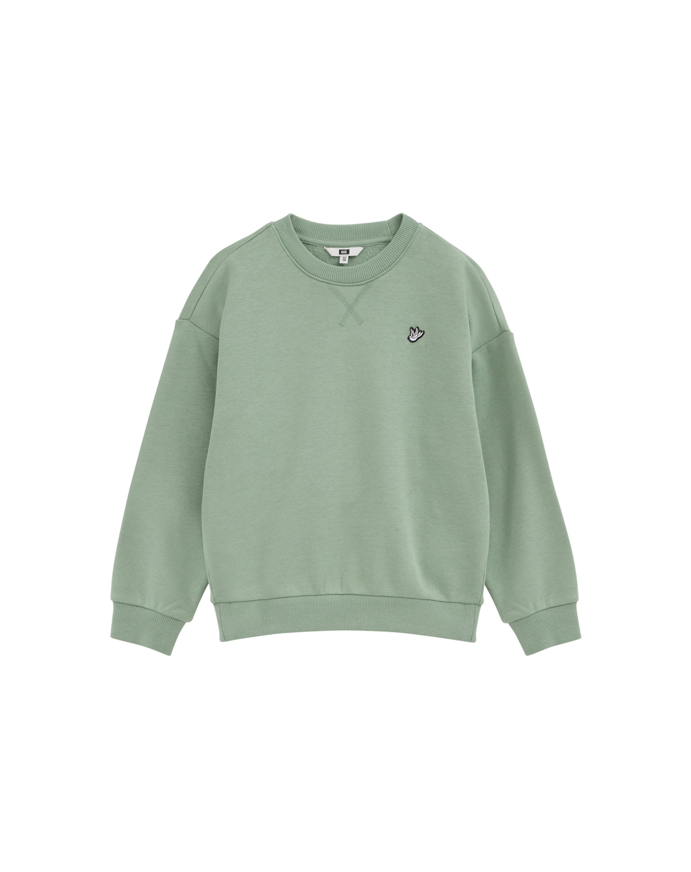 WE Fashion - Sudadera en verde: frente