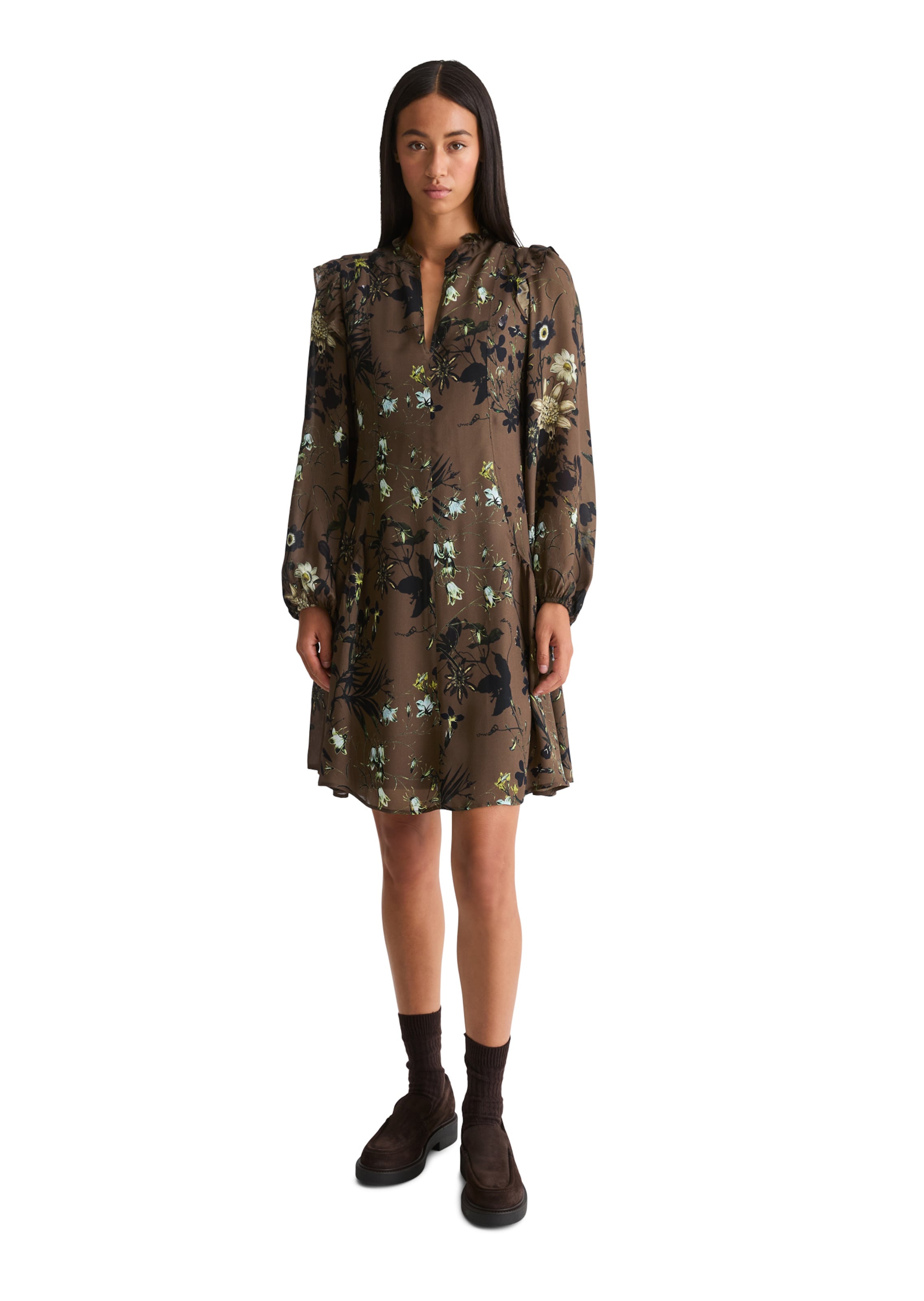 Robe Marc O'Polo en marron : devant